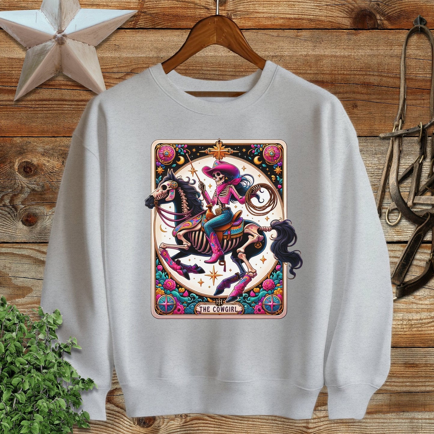 Cowgirl Tarot Card Sweatshirt