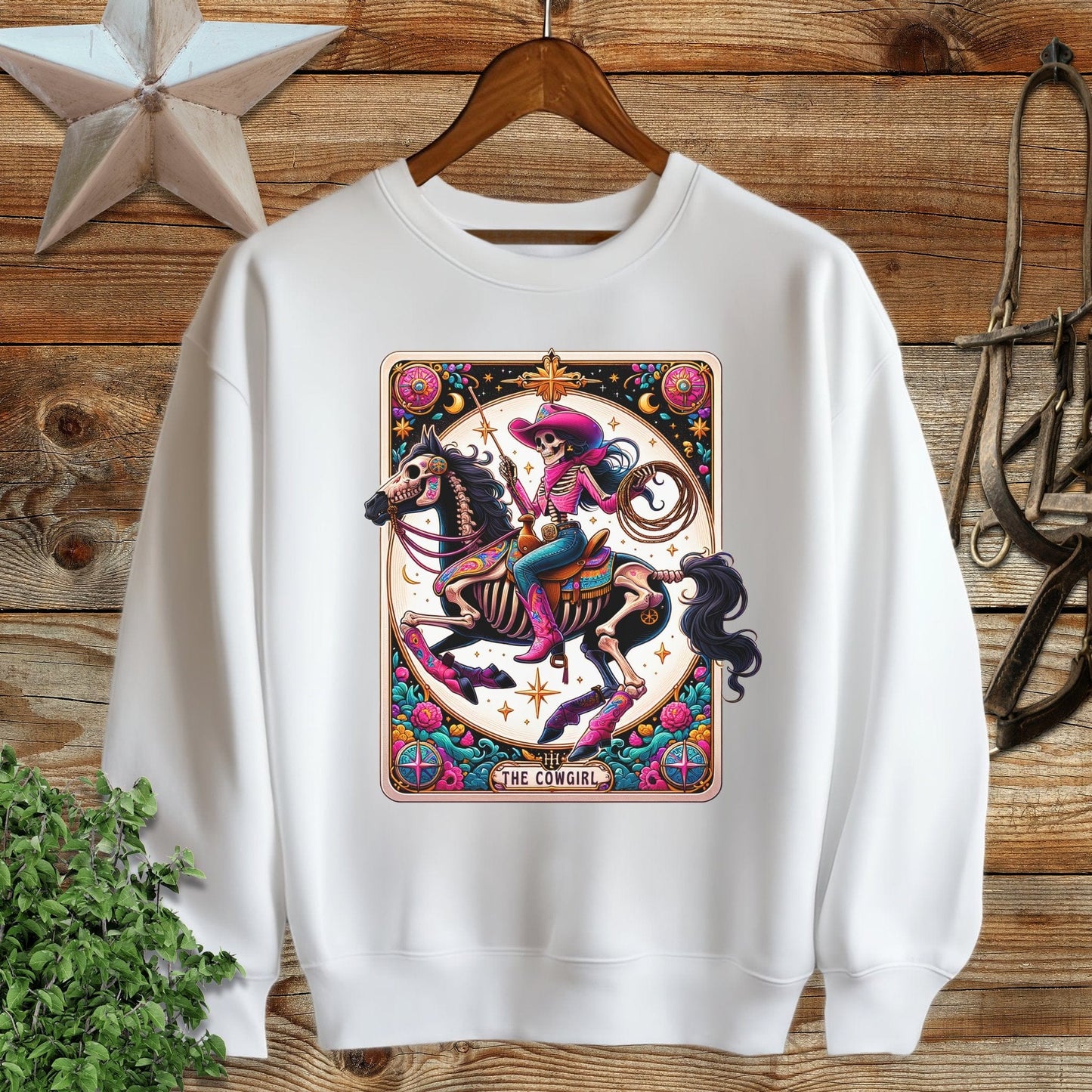 Cowgirl Tarot Card Sweatshirt