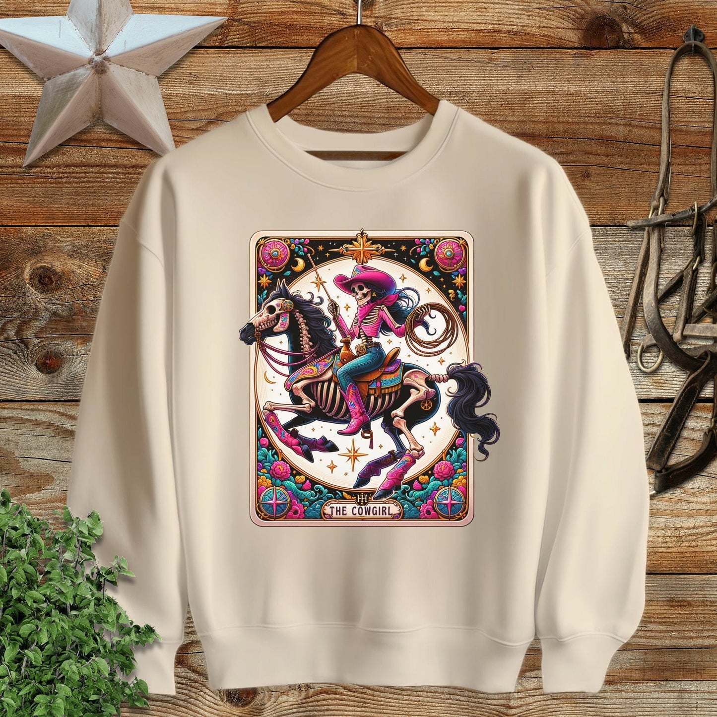 Cowgirl Tarot Card Sweatshirt