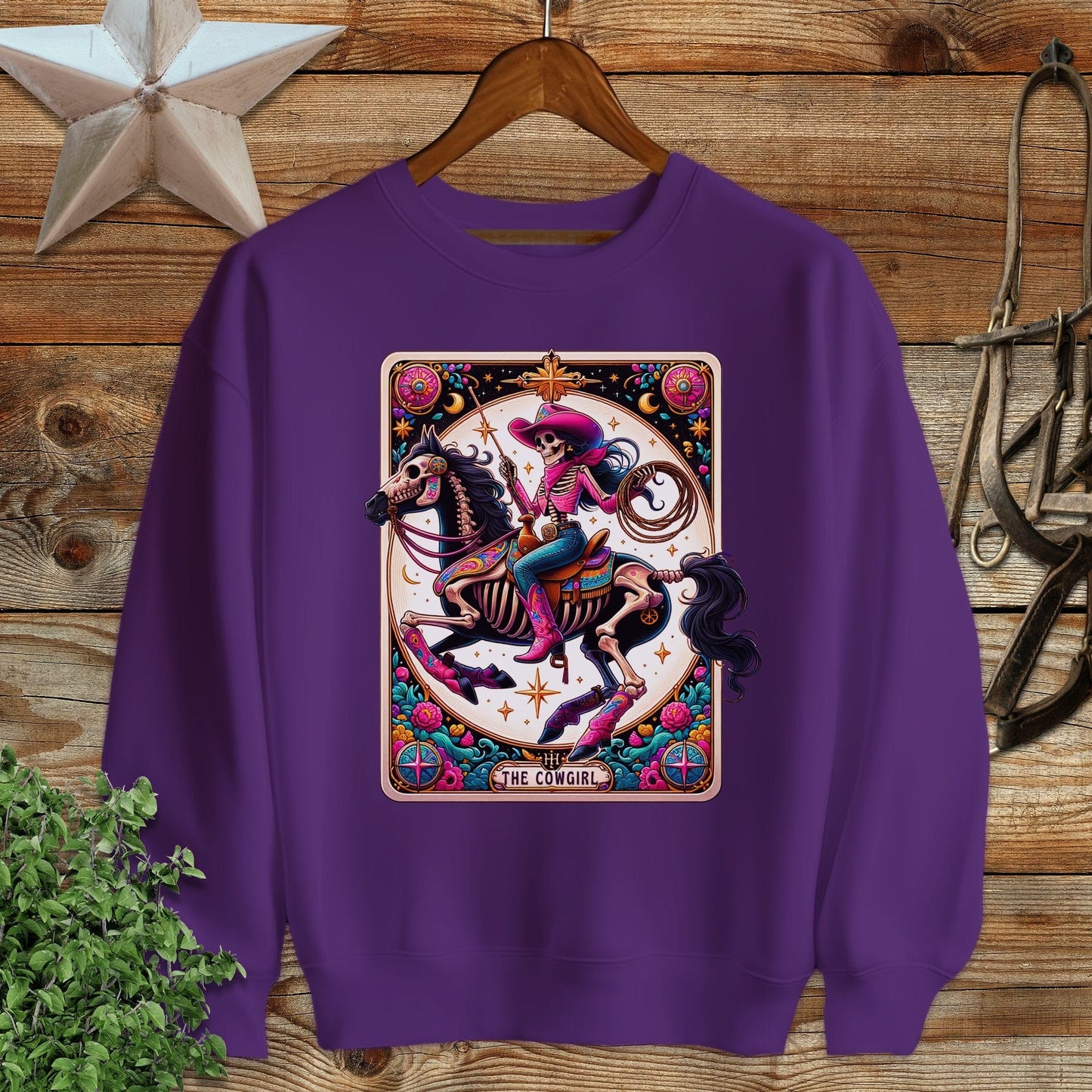 Cowgirl Tarot Card Sweatshirt