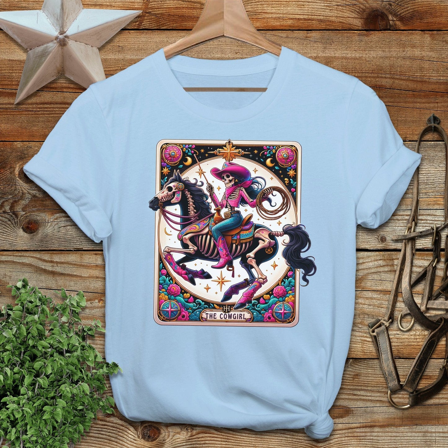 Cowgirl Tarot Card T-shirt