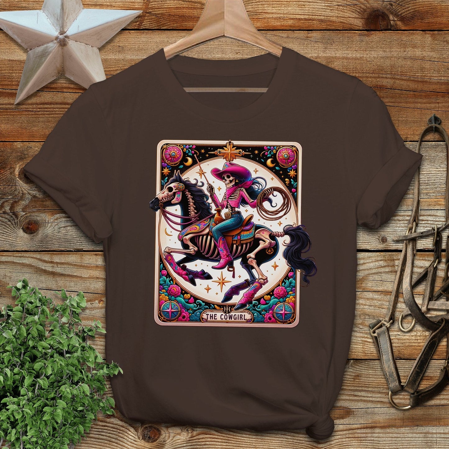Cowgirl Tarot Card T-shirt