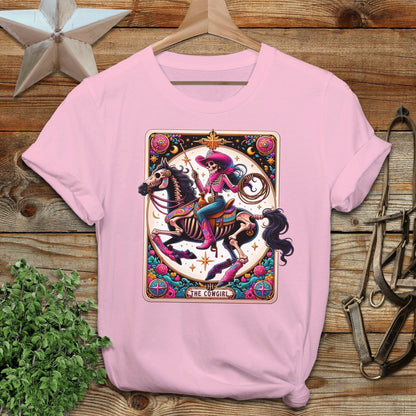 Cowgirl Tarot Card T-shirt