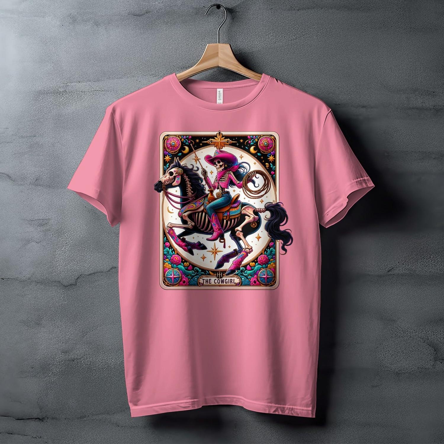 Cowgirl Tarot Card T-shirt