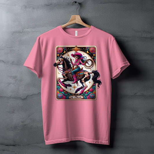 Cowgirl Tarot Card T-shirt