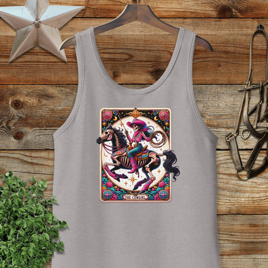 Cowgirl Tarot Card Tank Top