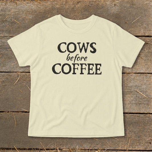 Cows Before Coffee Infant Tee