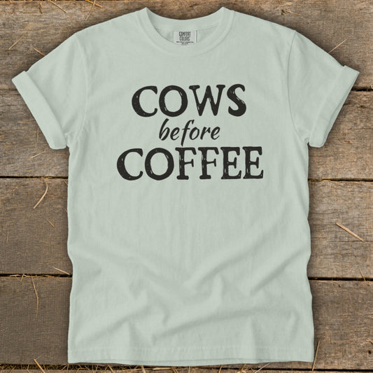 Cows Before Coffee Signature Tee