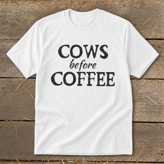 Cows Before Coffee Youth Tee