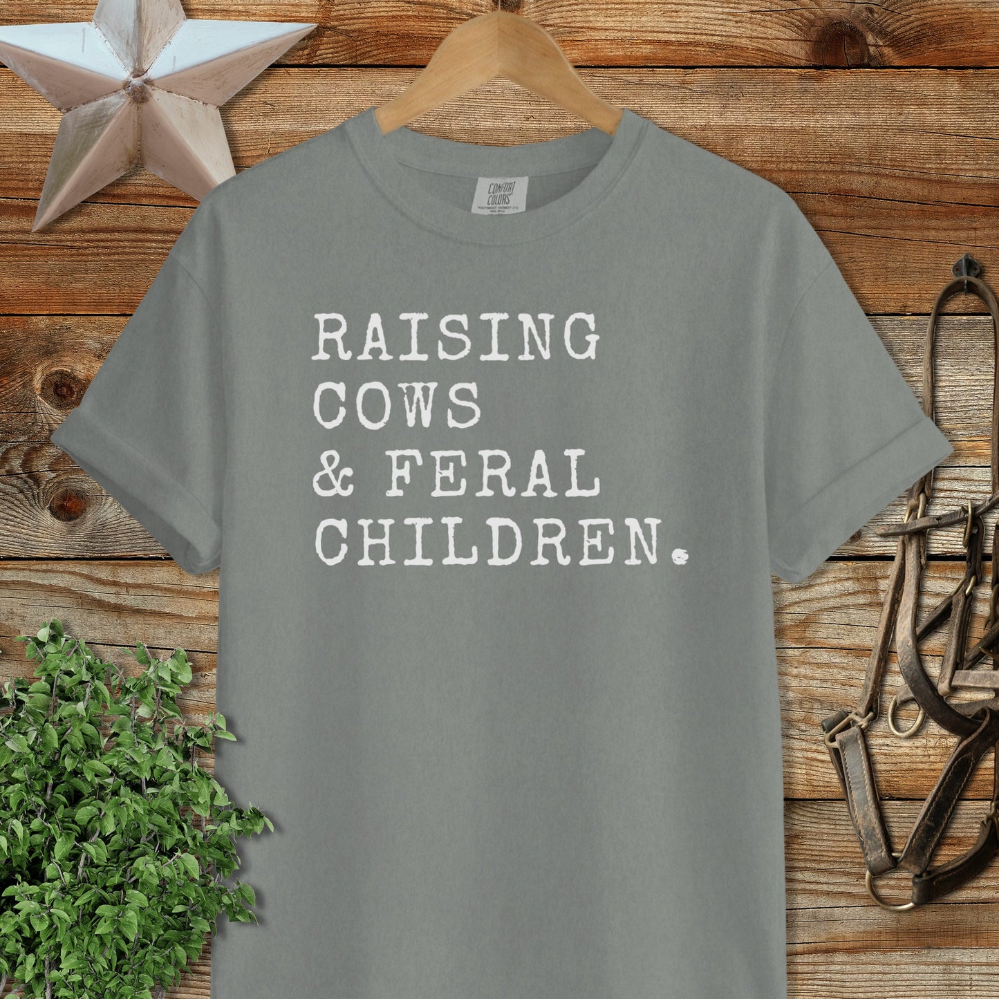 Cows & Feral Children Heavyweight Tee