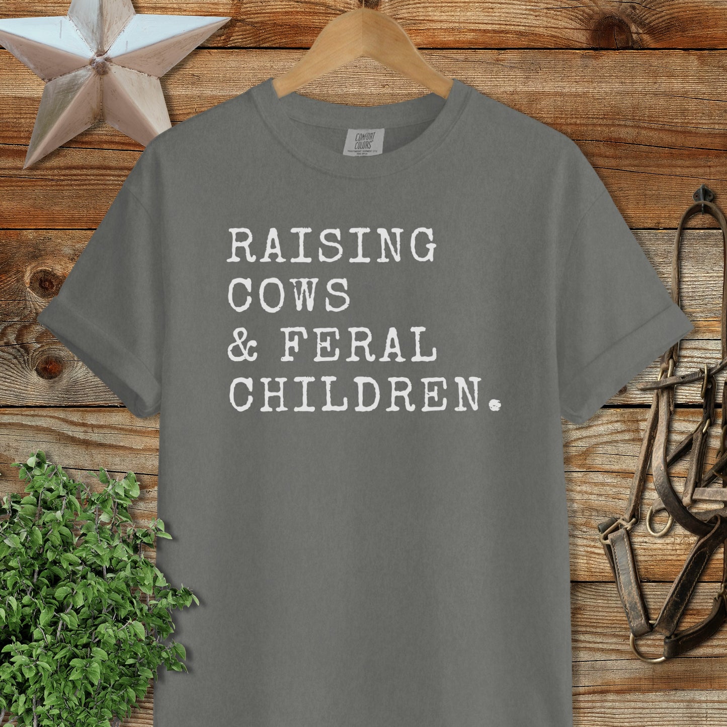 Cows & Feral Children Heavyweight Tee