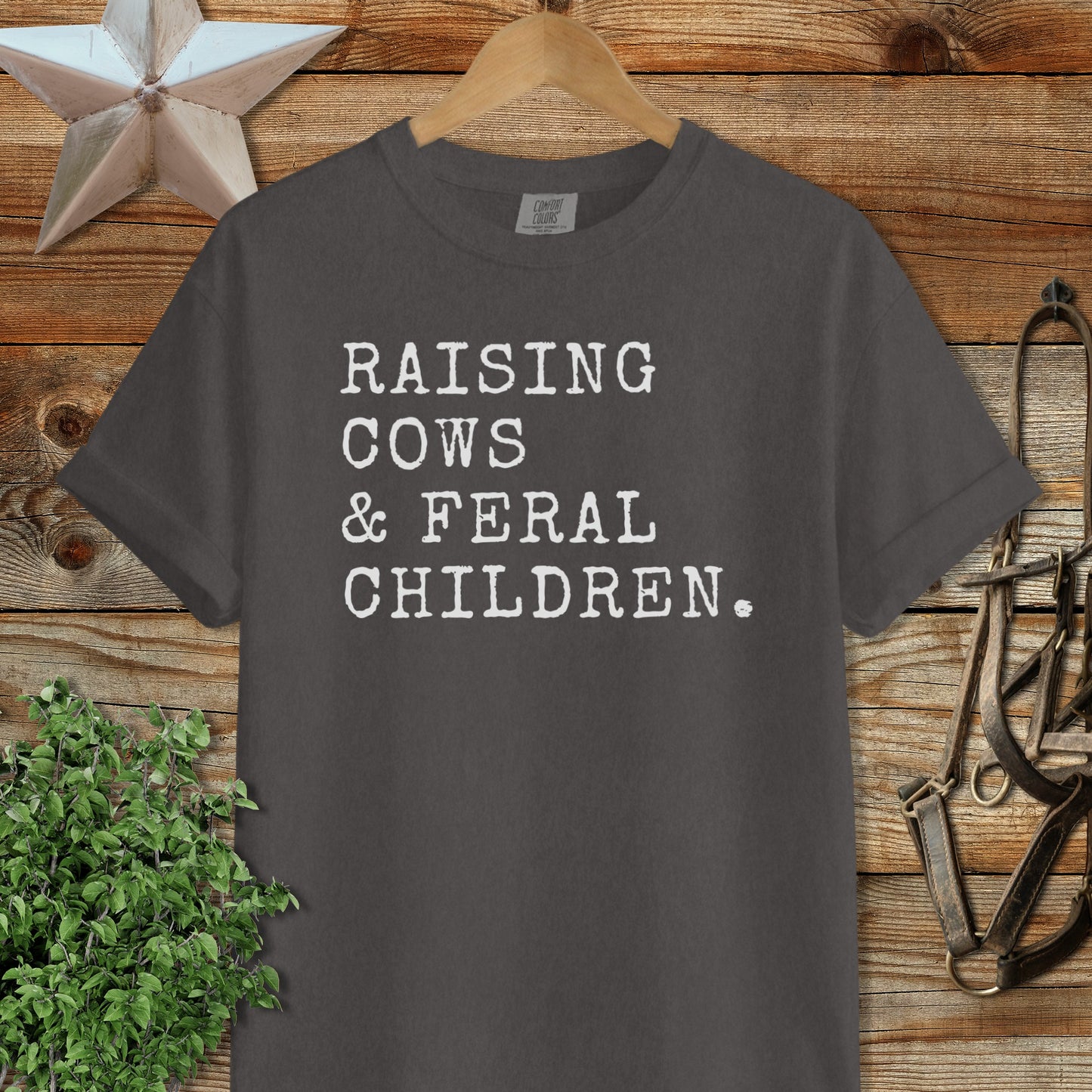 Cows & Feral Children Heavyweight Tee