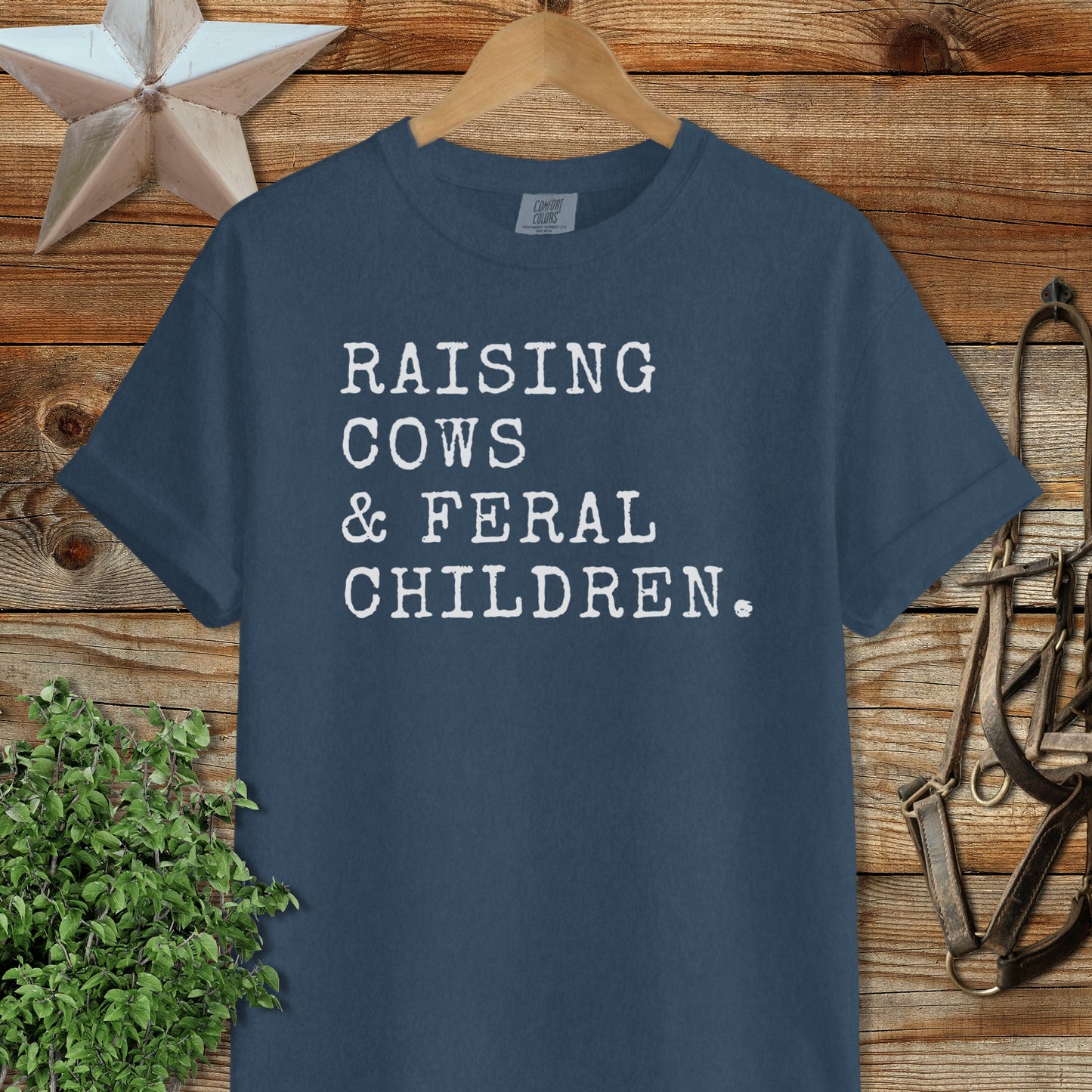 Cows & Feral Children Heavyweight Tee