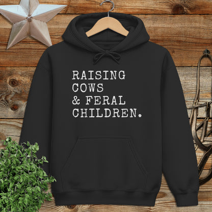 Cows & Feral Children Hoodie