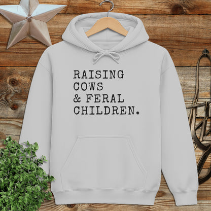 Cows & Feral Children Hoodie