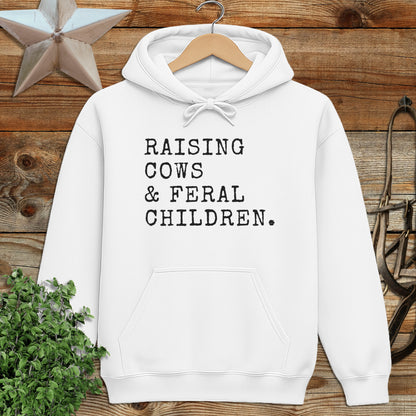 Cows & Feral Children Hoodie