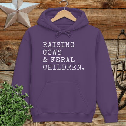 Cows & Feral Children Hoodie