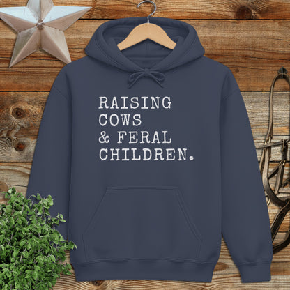 Cows & Feral Children Hoodie