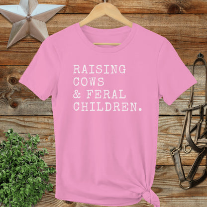 Cows & Feral Children Ladies Tee