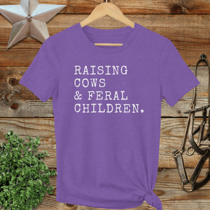 Cows & Feral Children Ladies Tee