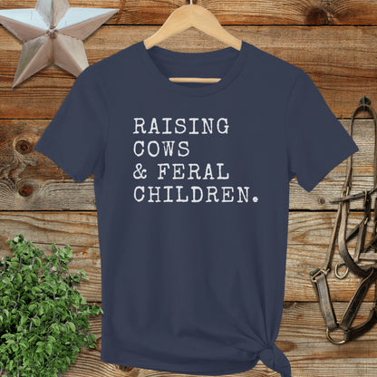 Cows & Feral Children Ladies Tee