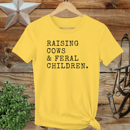 Cows & Feral Children Ladies Tee
