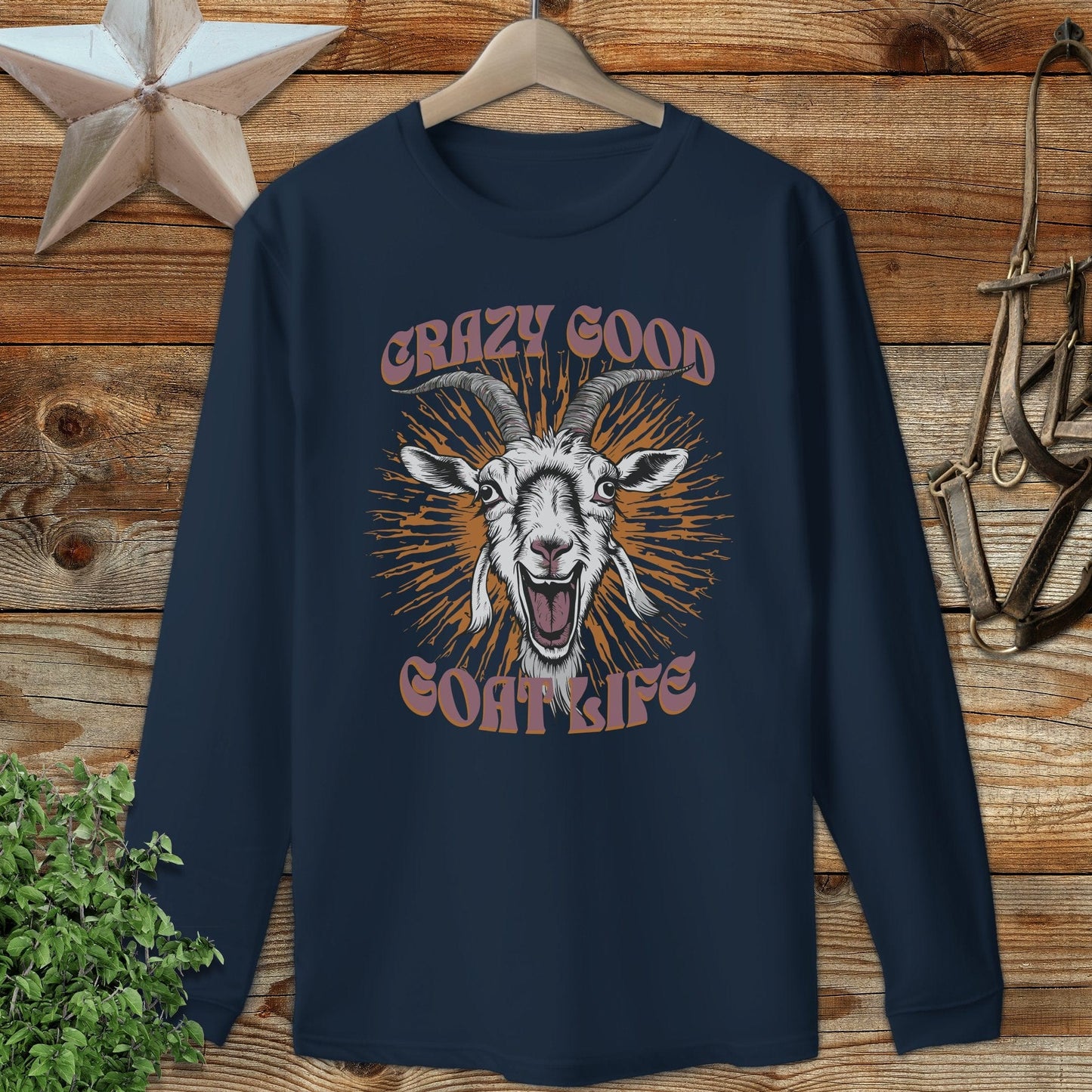 Crazy Goat Life Long Sleeve Tee