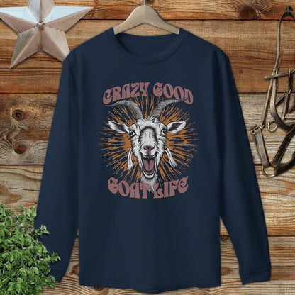 Crazy Goat Life Long Sleeve Tee