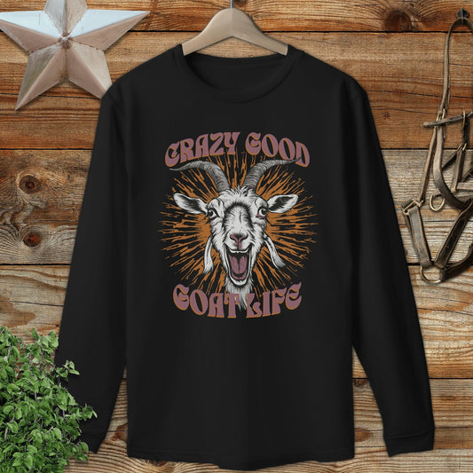 Crazy Goat Life Long Sleeve Tee