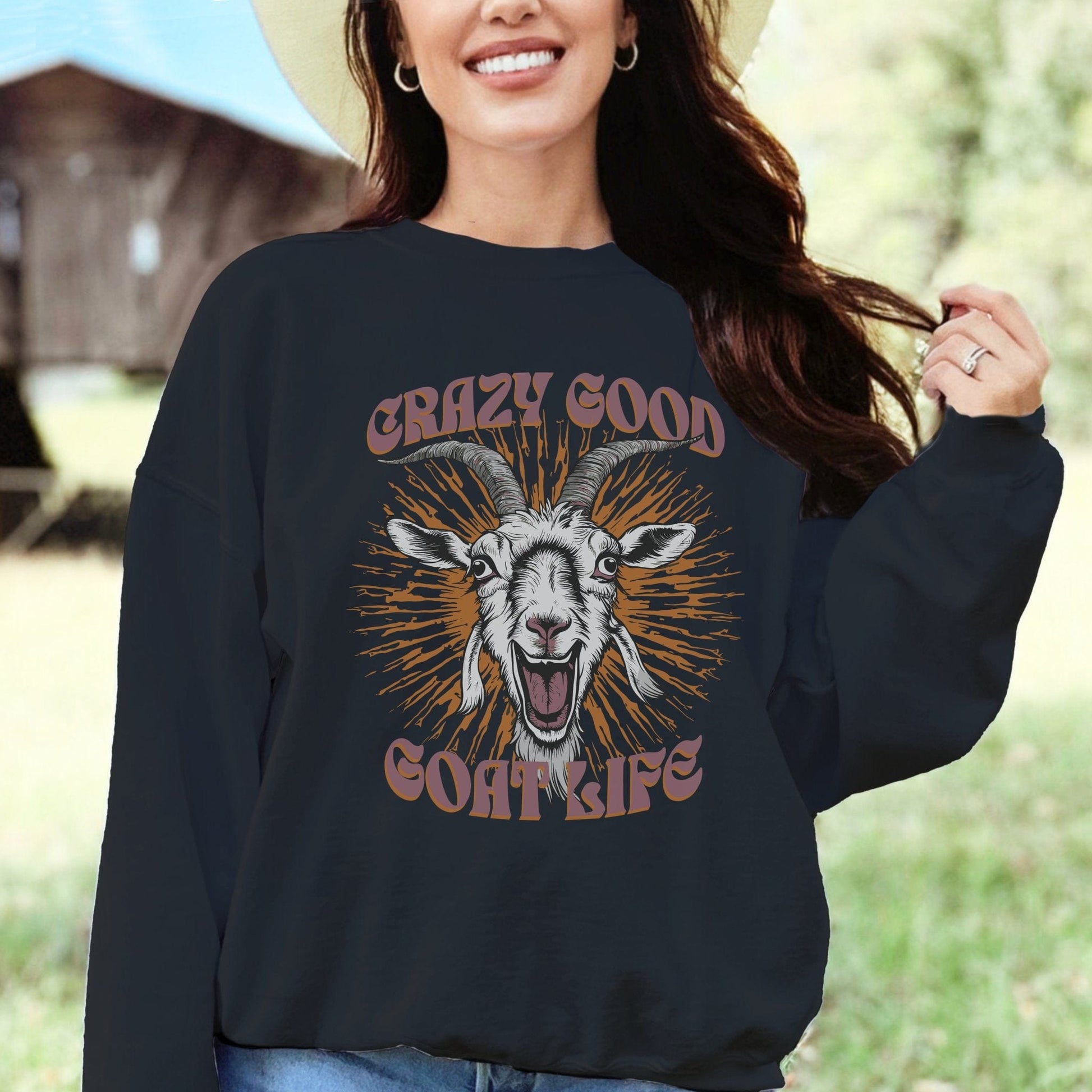 Crazy Goat Life Sweatshirt
