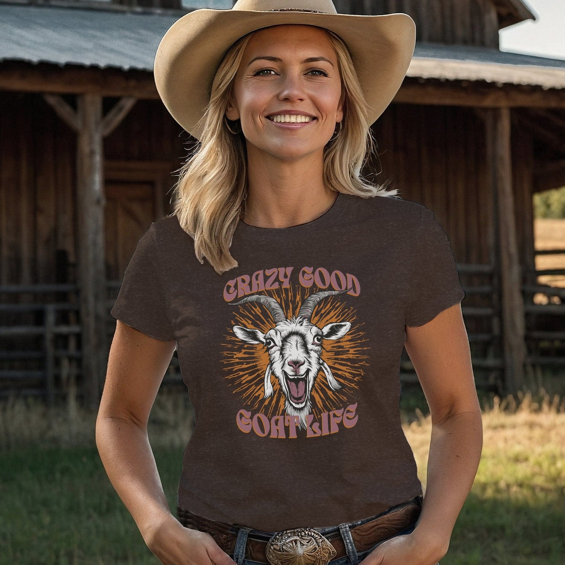 Crazy Goat Life T-shirt