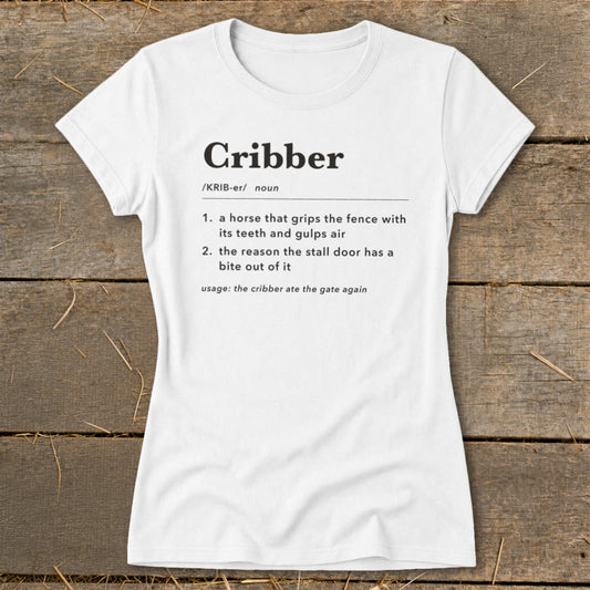 Cribber Definition Ladies Tee