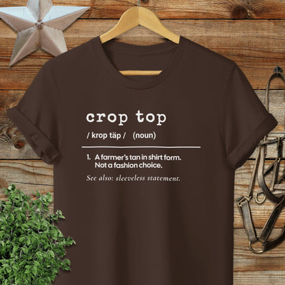 Crop Top Definition T-shirt