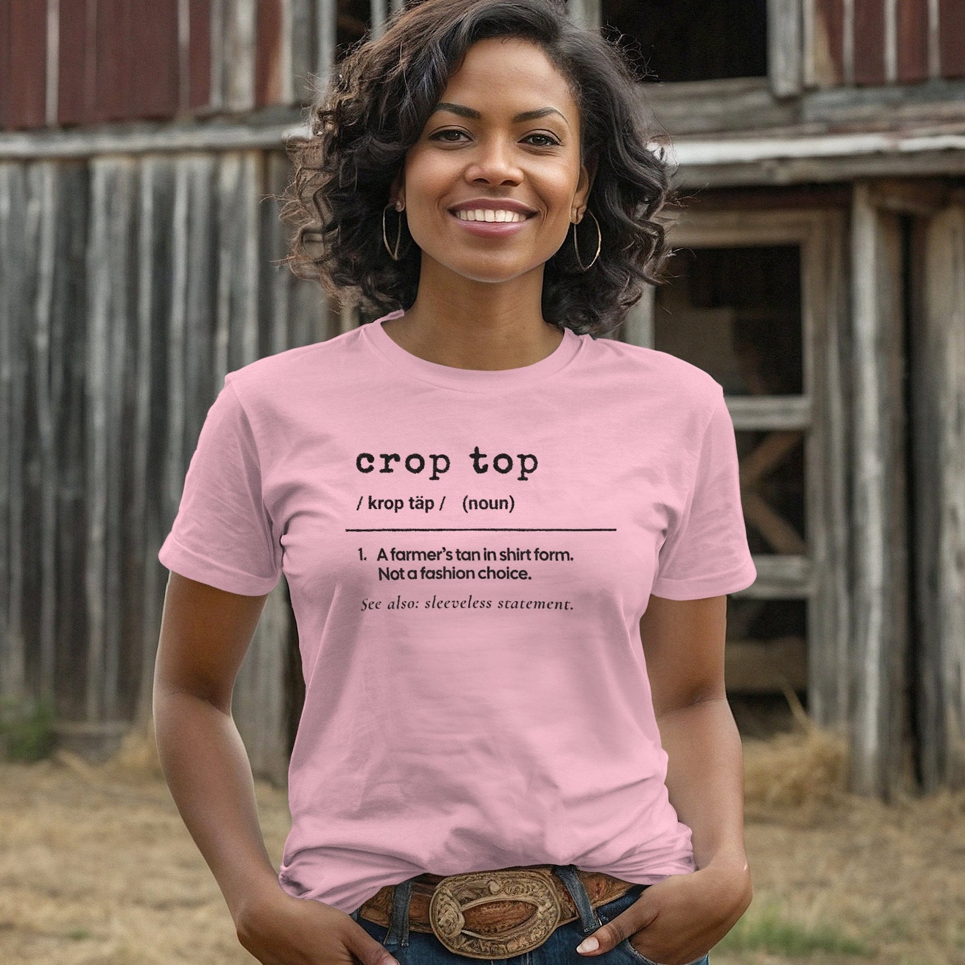 Crop Top Definition T-shirt