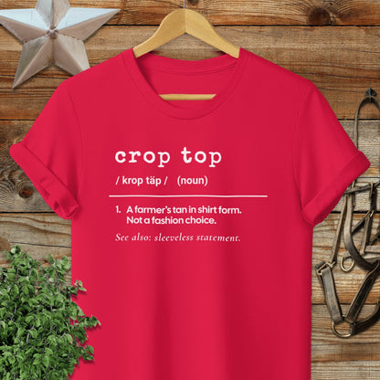 Crop Top Definition T-shirt