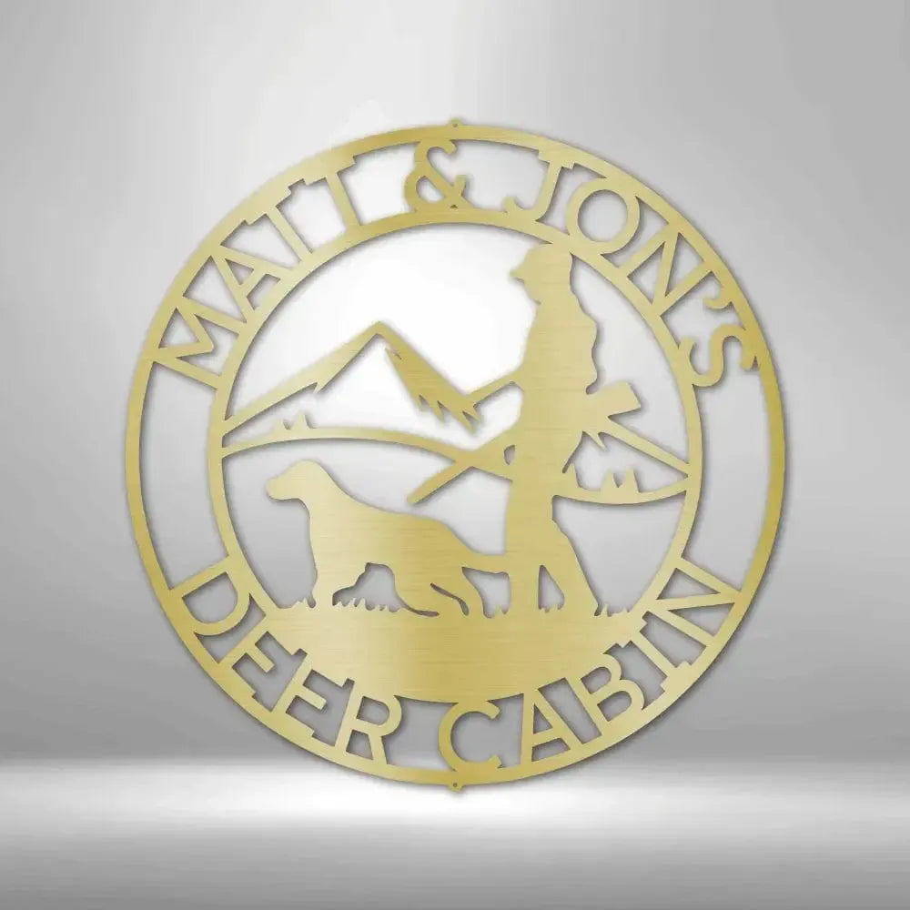 Custom Birddog Metal Art Sign