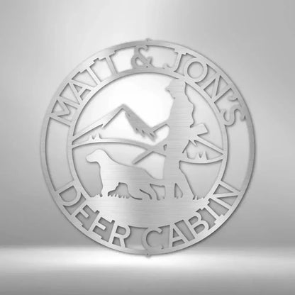 Custom Birddog Metal Art Sign
