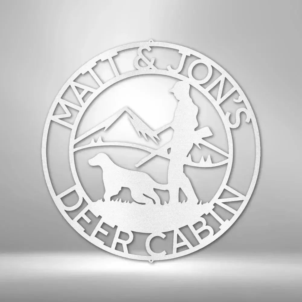 Custom Birddog Metal Art Sign