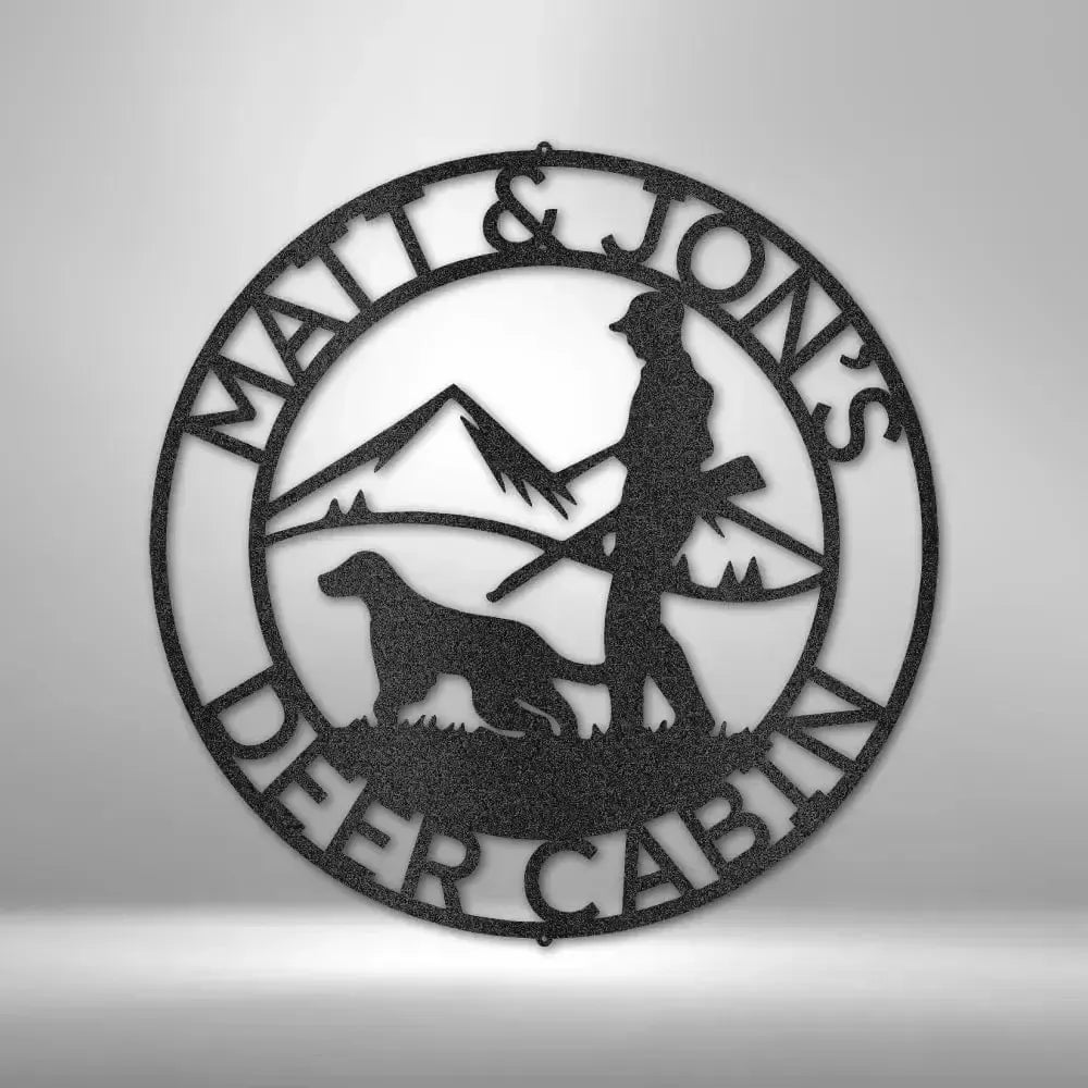 Custom Birddog Metal Art Sign