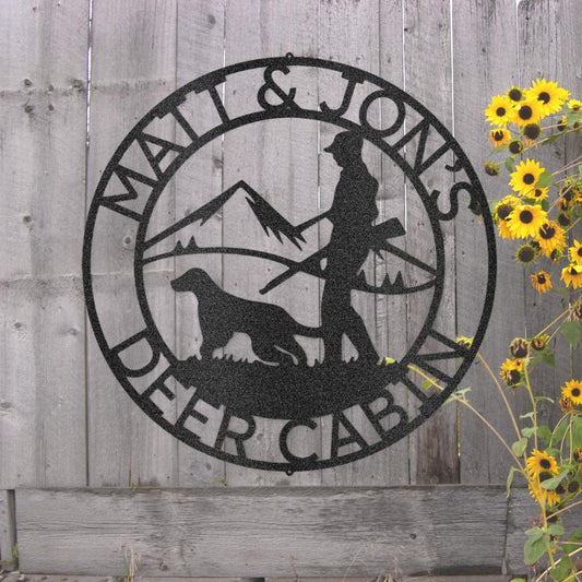 Custom Birddog Metal Art Sign