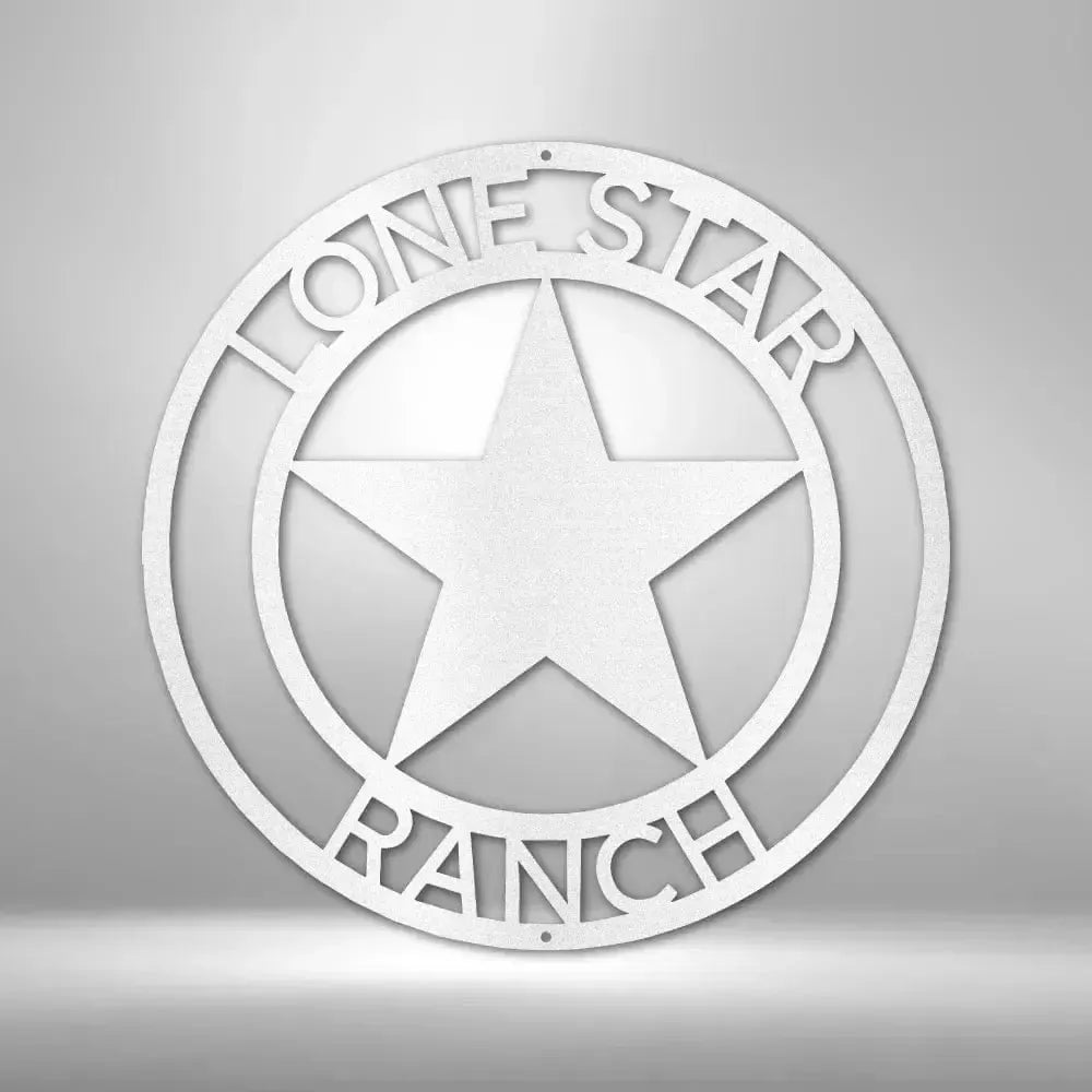 Custom Country Star Metal Art Sign