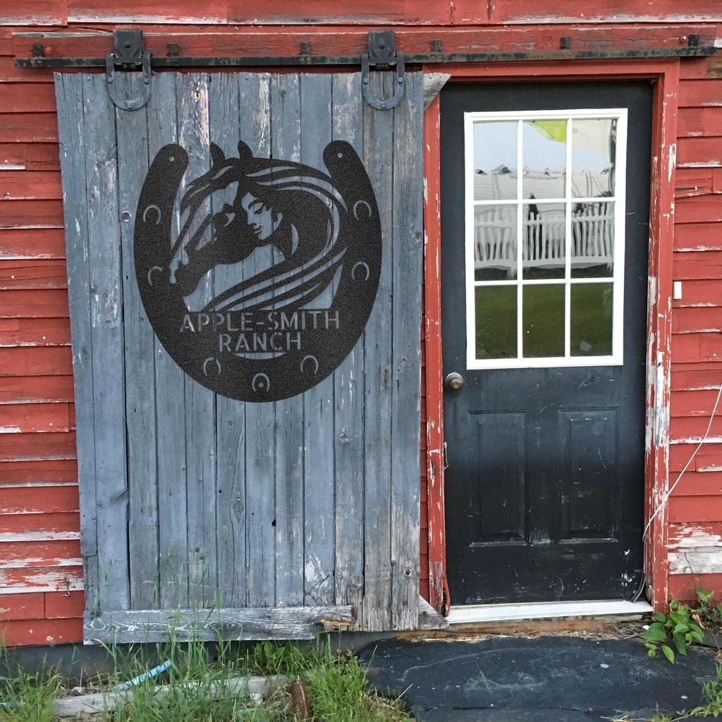 Custom Horse Owner Metal Art Sign