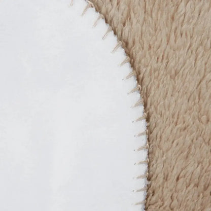 Custom Horse and Girl Sherpa Blanket