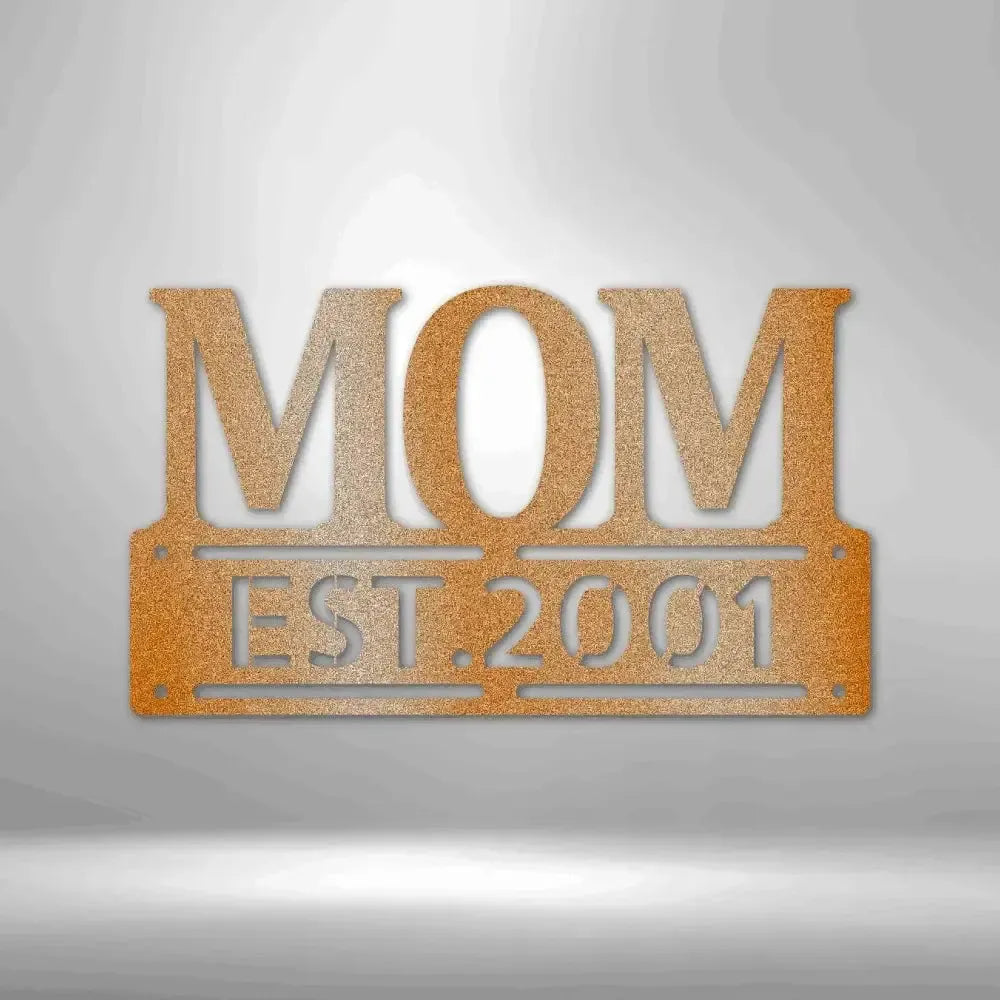Custom Mother's Day Plaque Metal Art Sign