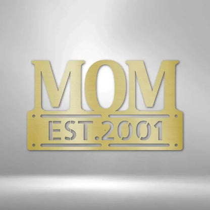Custom Mother's Day Plaque Metal Art Sign