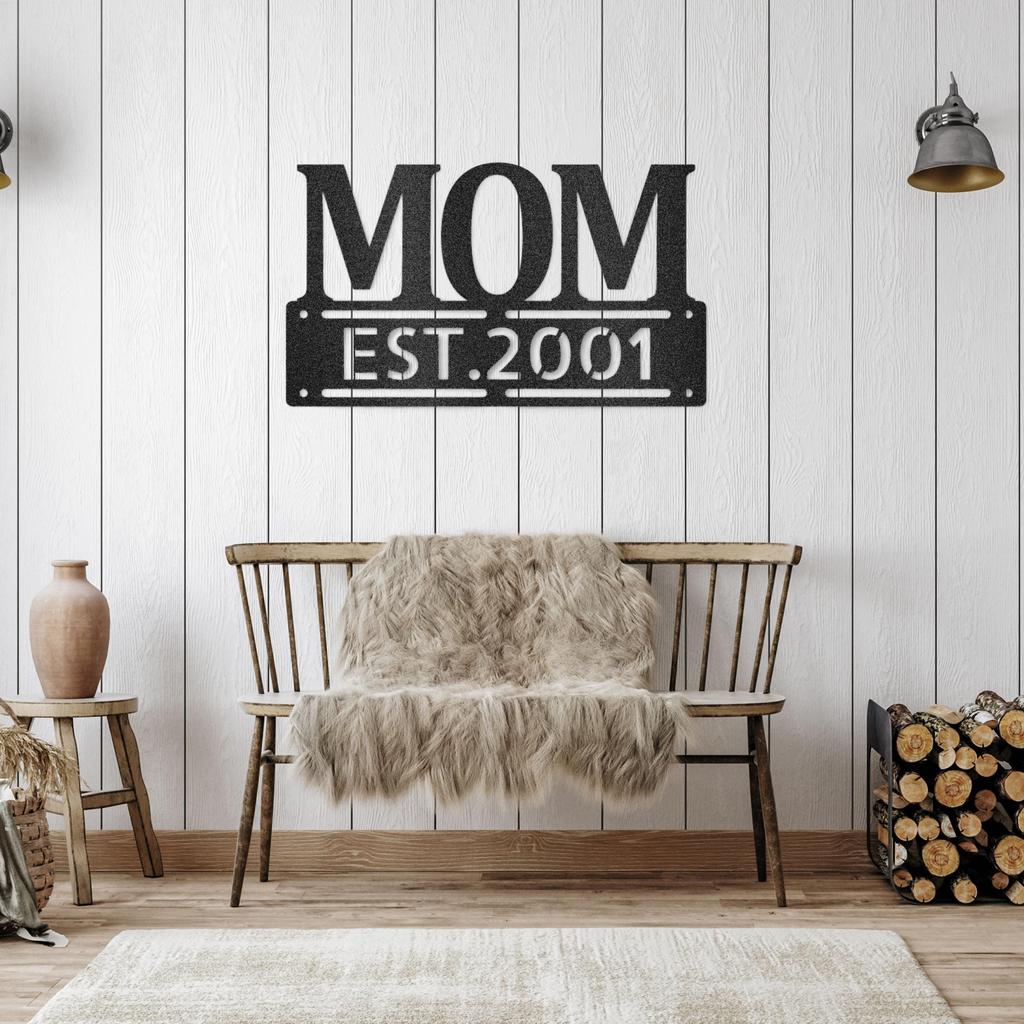 Custom Mother's Day Plaque Metal Art Sign