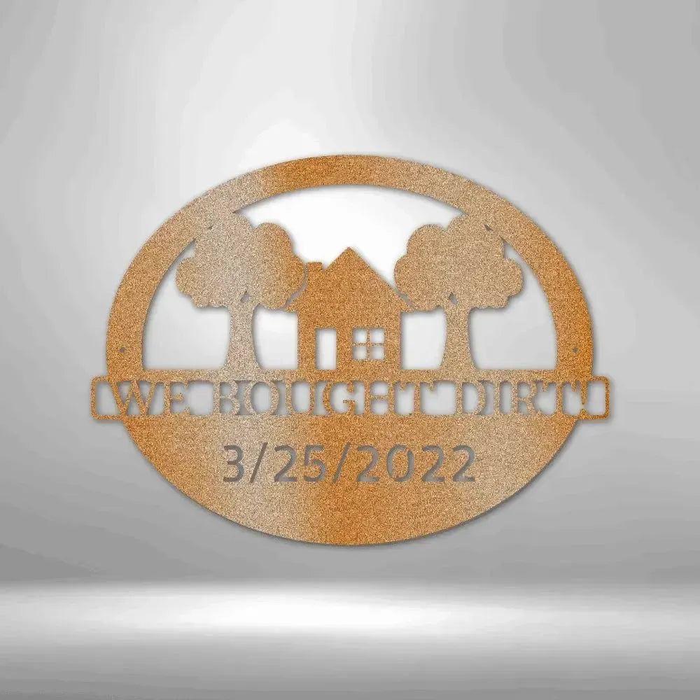 Custom New House Metal Art Sign