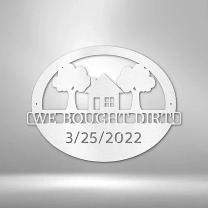 Custom New House Metal Art Sign