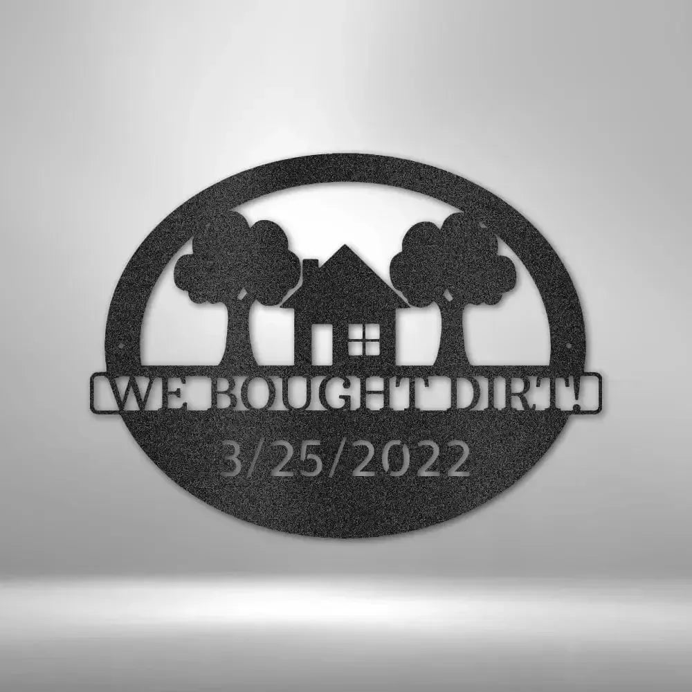 Custom New House Metal Art Sign