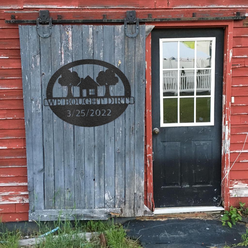 Custom New House Metal Art Sign